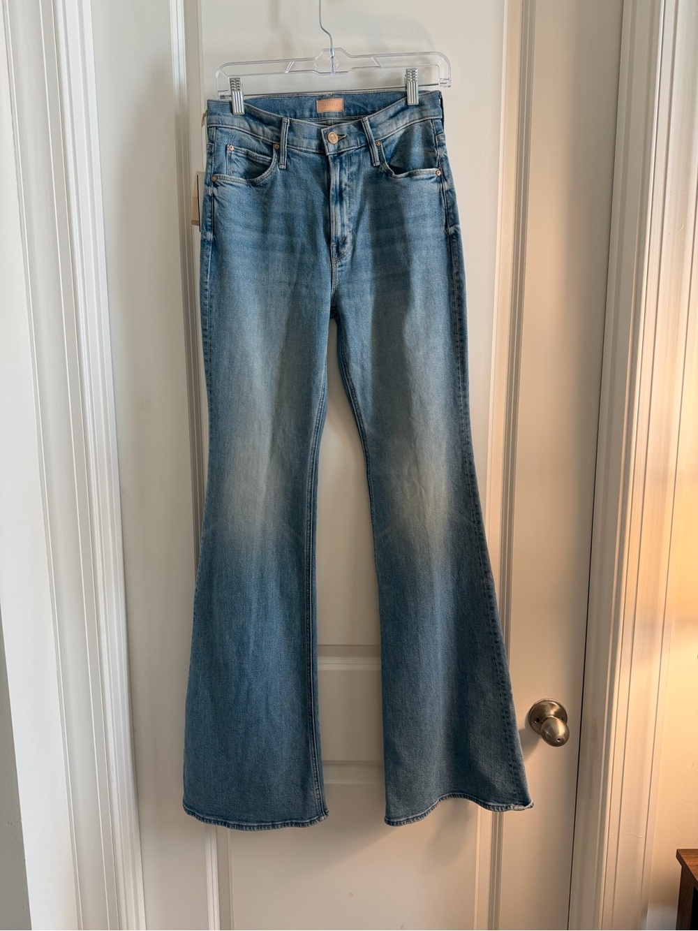 Mother Women's The Doozy Blue Flared Jeans - Picture 3 of 8